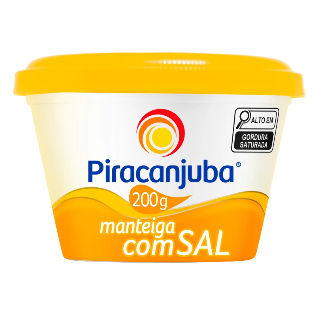 MANTEIGA PIRACANJUBA C/ SAL 200G