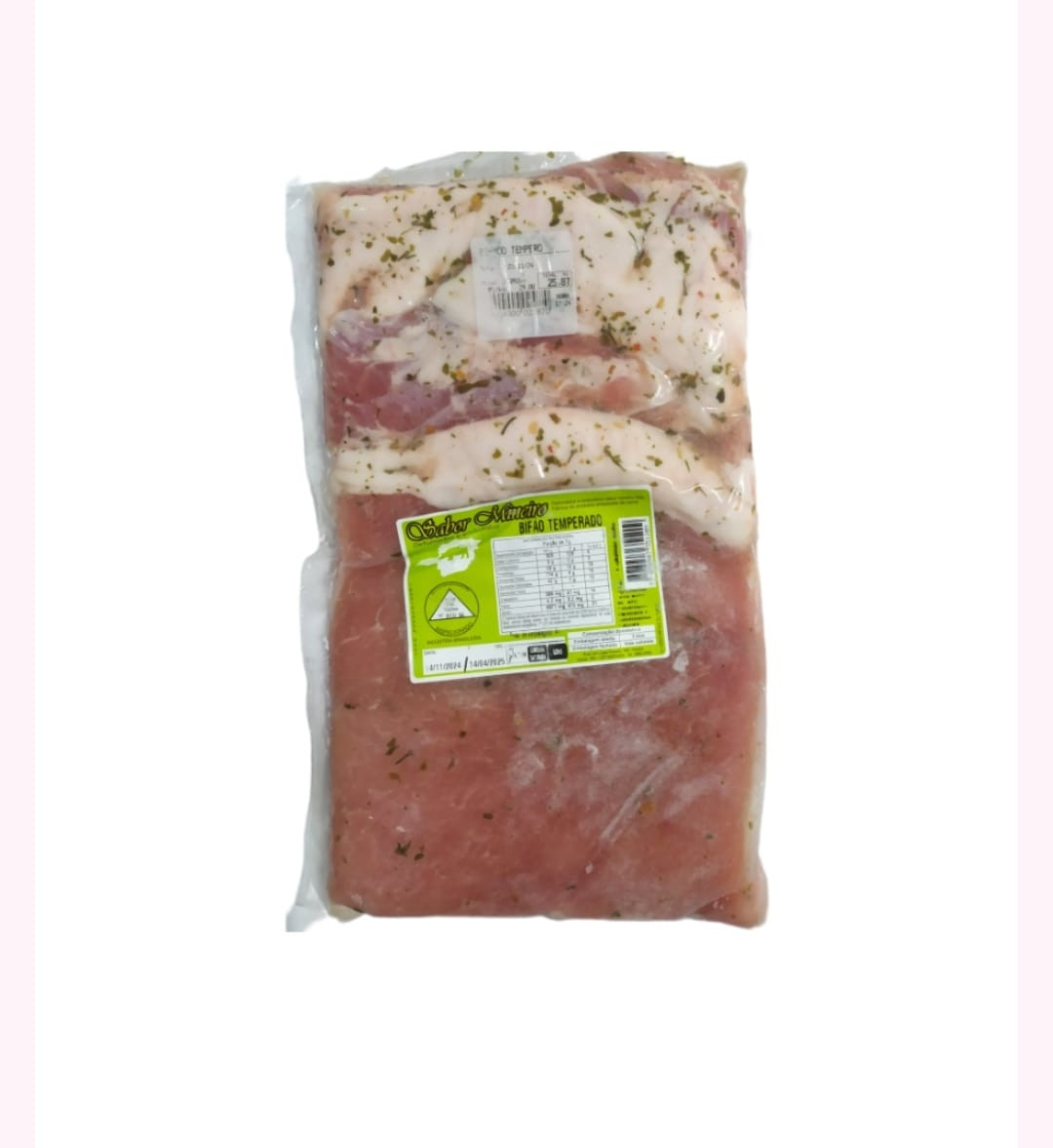 BIFÃO TEMPERADO CHURRASCO CONGELADO SABOR MINEIRO