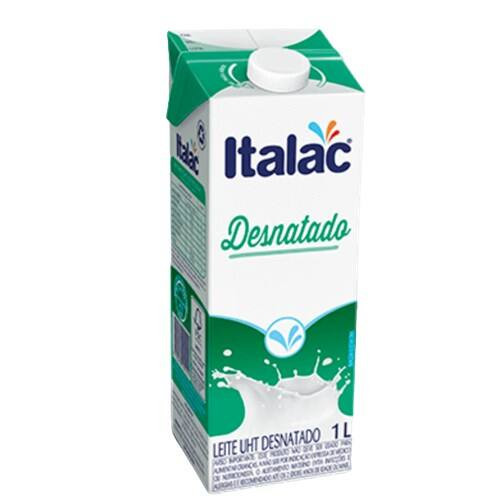 Leite Italac com Tampa Desnatado 1l