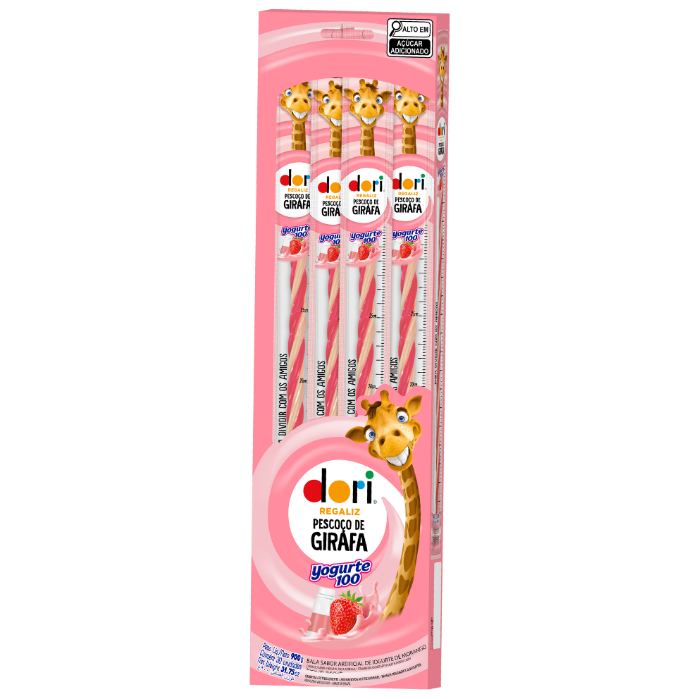 REGALIZ DORI PESCOÇO DE GIRAFA YOGURTE 30G