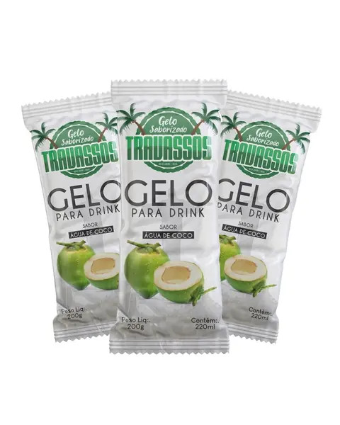 PROMOÇÃO DE 03 GELOS SABORIZADO