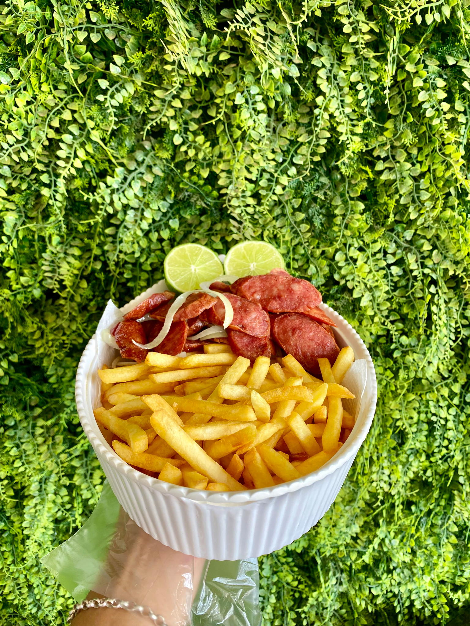 Calabresa com Fritas