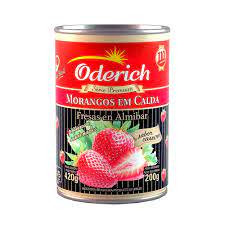 Morango em calda Oderich 200g