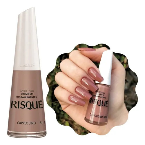 ESMALTE RISQUE CAPPUCCINO 8ML