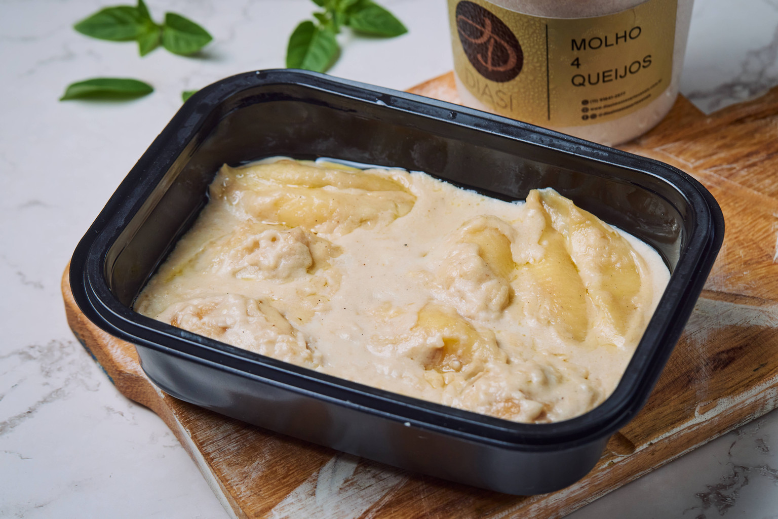 CONCHIGLIONE 4 QUEIJOS AO MOLHO BRANCO 450 GR (ULTRACONGELADO)