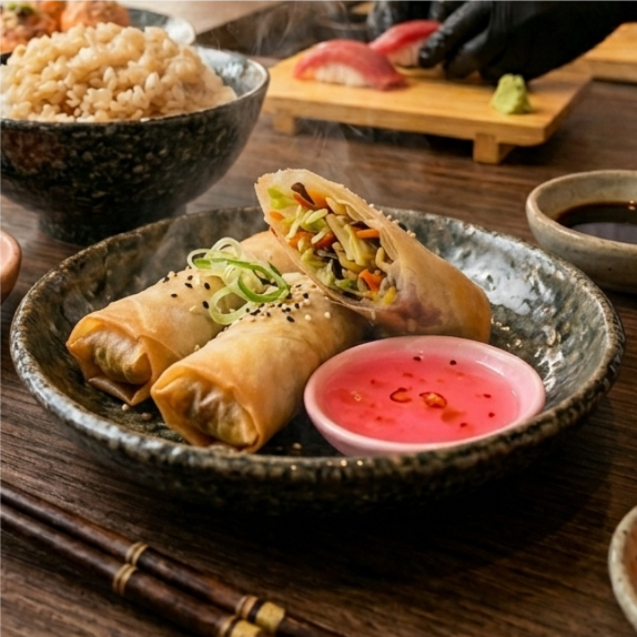 HARUMAKI DE LEGUMES PORCAO