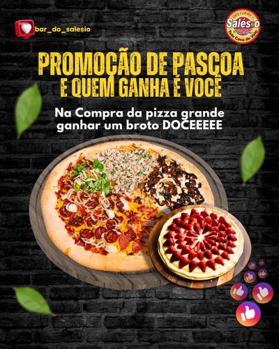 Combo Pizza Grande + Pequena