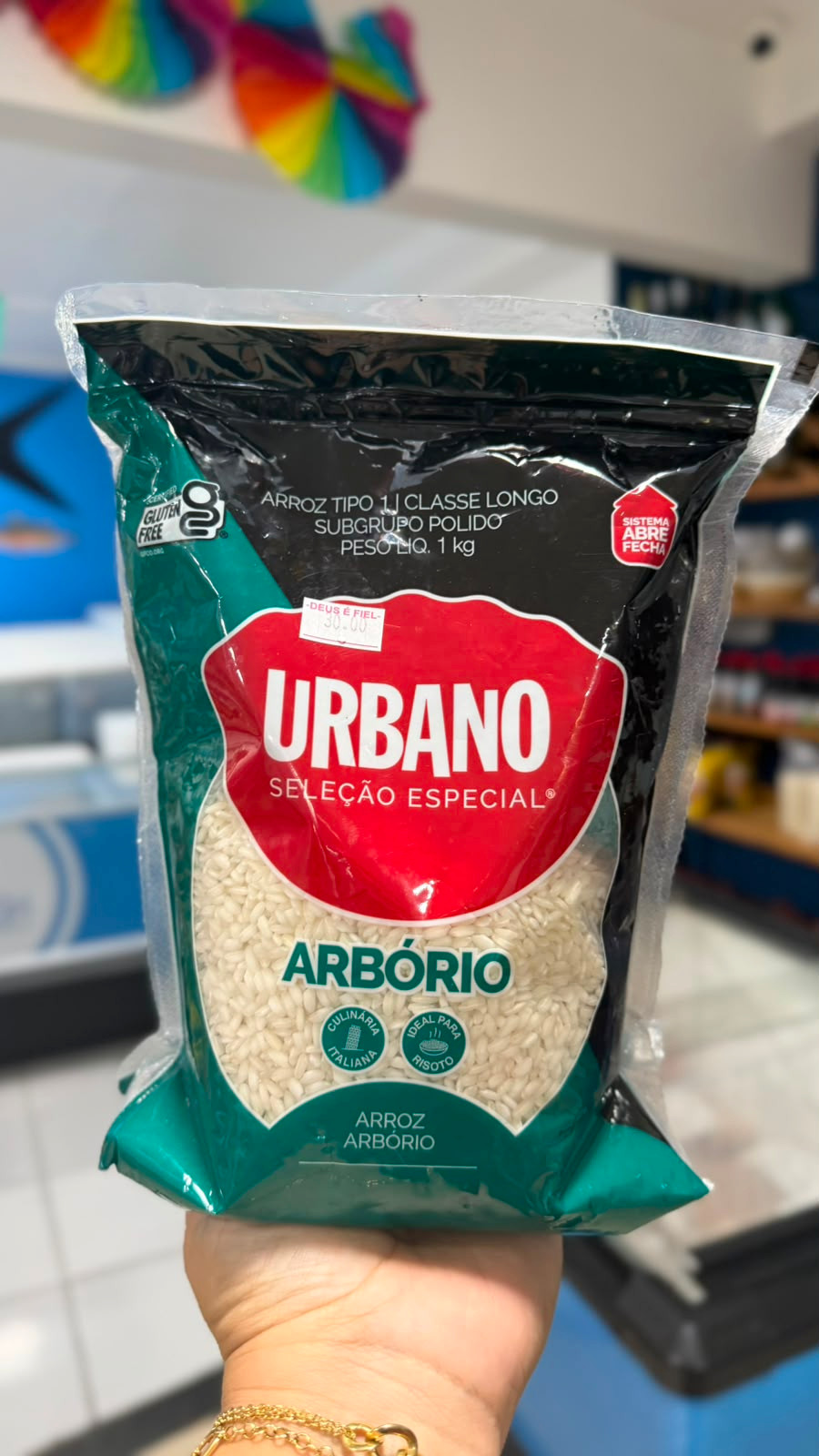 Arroz urbano p/ risoto (1kg)