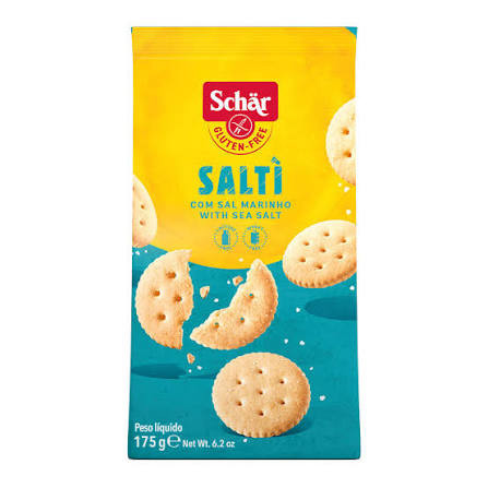 Biscoito Schar Zr Glut Salti 175g