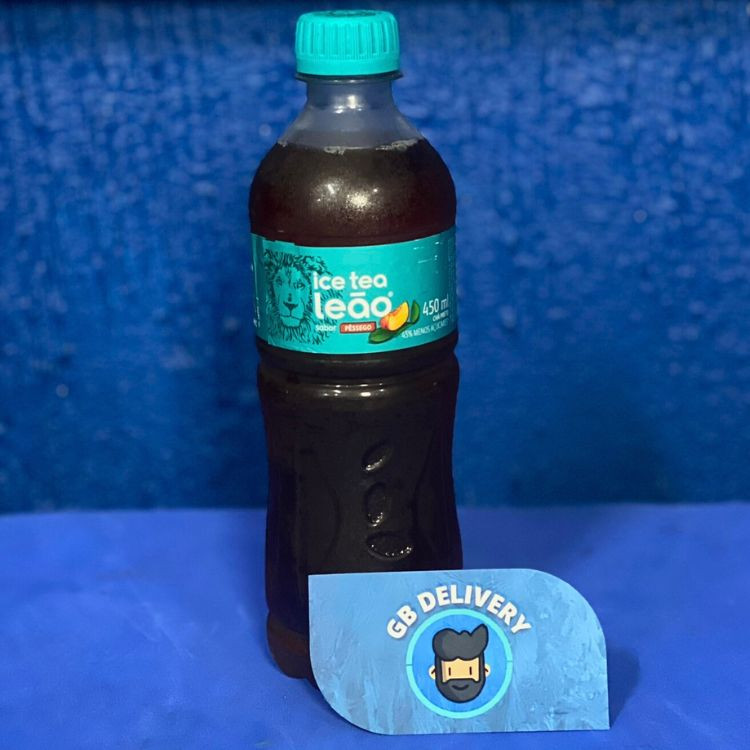 ICE TEA LEAO PESSEGO 450ML
