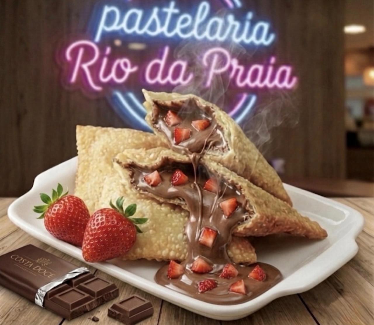 Pastel de Chocolate com morango