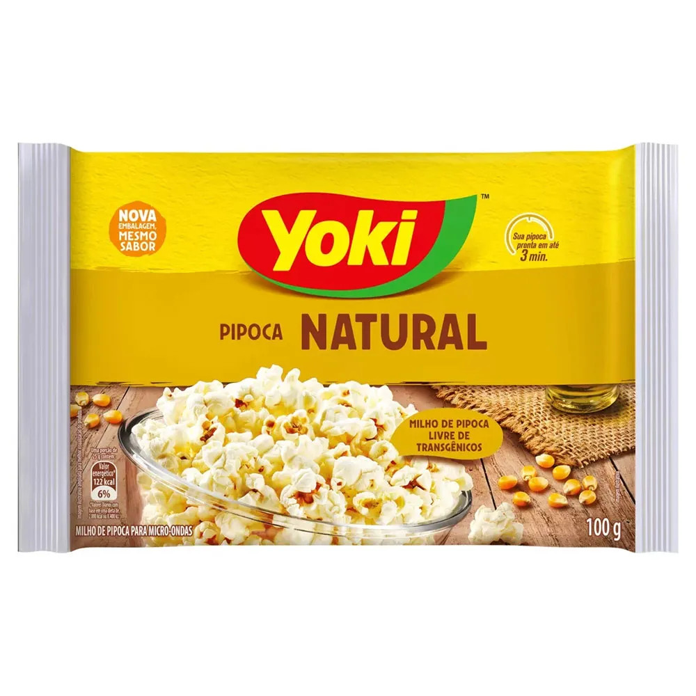 PIPOCA NATURAL YOKI