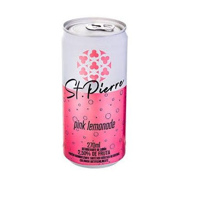 ST. PIERRE  PINK LEMONADE 270ML- LATA