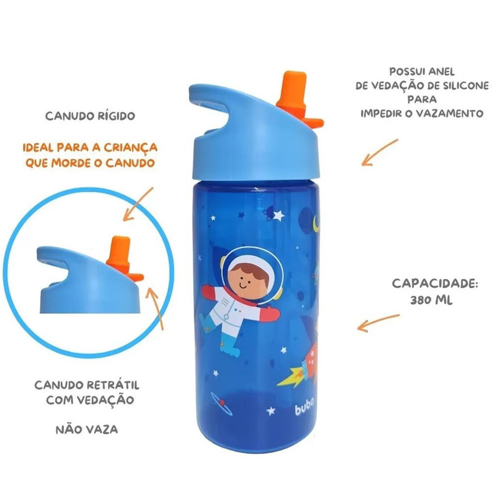 Garrafinha Buba 380 ml - Astronauta 