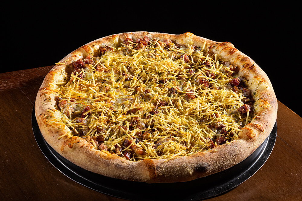PIZZA DE FILÉ COM PALHA	