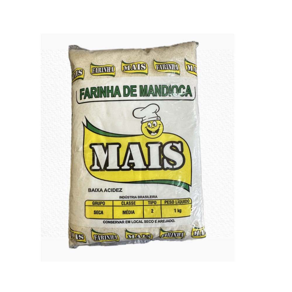 FARINHA DE MANDIOCA MAIS 1KG
