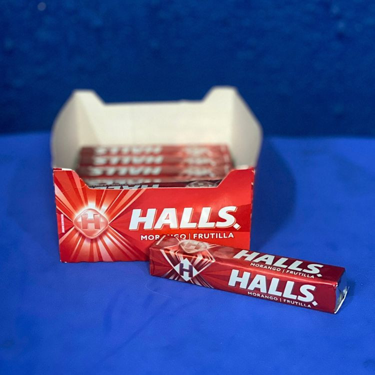 HALLS MORANGO 28G