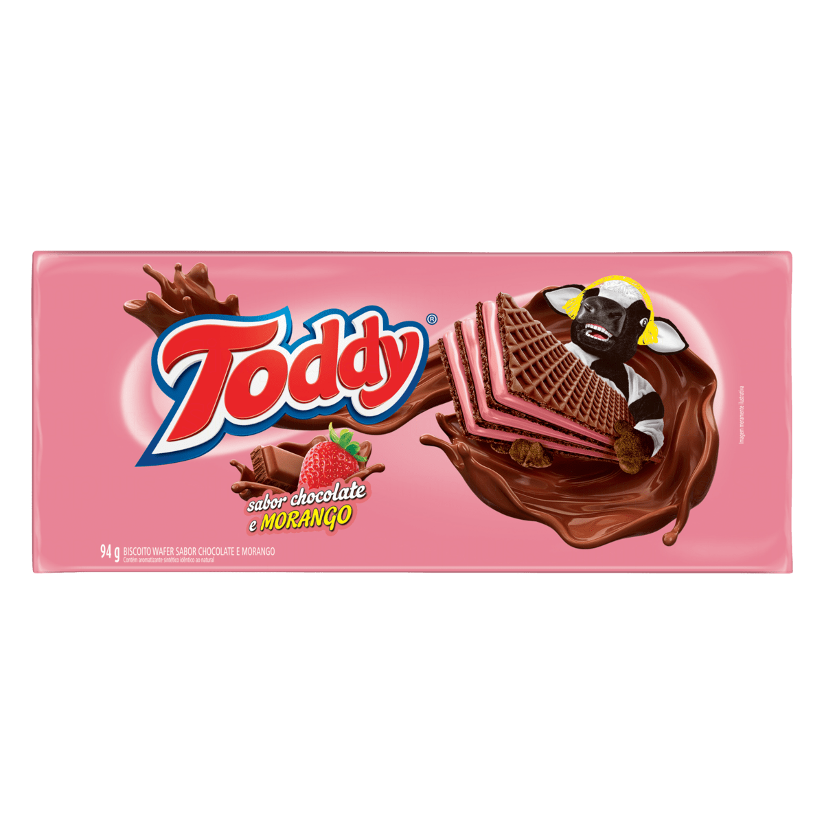 WAFER TODDY CHOCOLATE/ MORANGO 94G