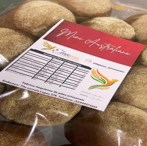 PAO DE MINI AUSTRALIANO