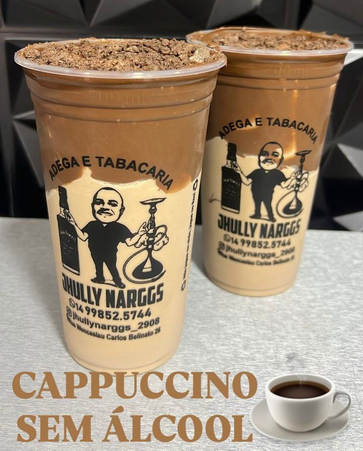BATIDINHA CAPUCCINO COM NUTELLA  SEM ALCÓOL 