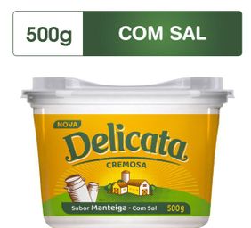 Margarina Com Sal 50% de Lipídios Delicata 500g