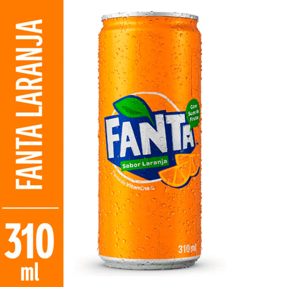 Refrig.fanta Laranja Lata 310ml