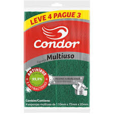 ESPONJA CONDOR MULTIUSO C/4UN