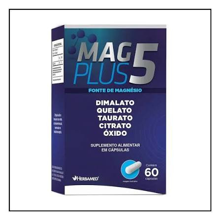 Mag Plus 5 60caps/550mg Herbamed