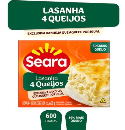 Lasanha 4 Queijos Seara 600g