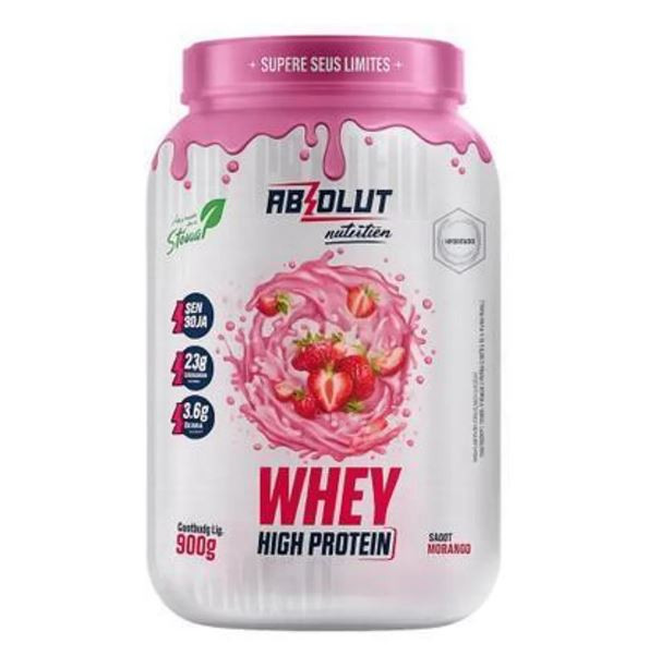 WHEY PROTEIN HIGH MORANGO POTE 900G