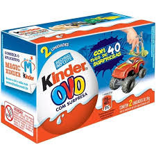 Kinder ovo menino c/ 2un