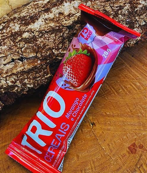 BARRA CEREAL TRIO 020G MORANGO CHOCOLATEE