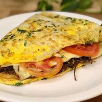 Omelete de Carne do Sol 