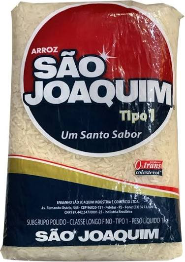 ARROZ SÃO JOAQUIM TIPO 1 - 1KG
