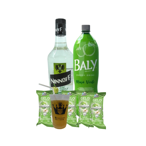 Combo Vodka ninnoff +energetico sabor  6 gelos 