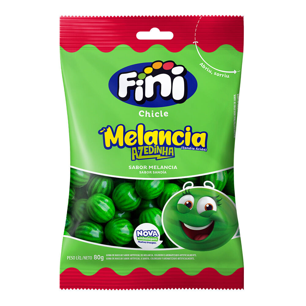 CHICLE FINI MELANCIA AZEDINHA 80G