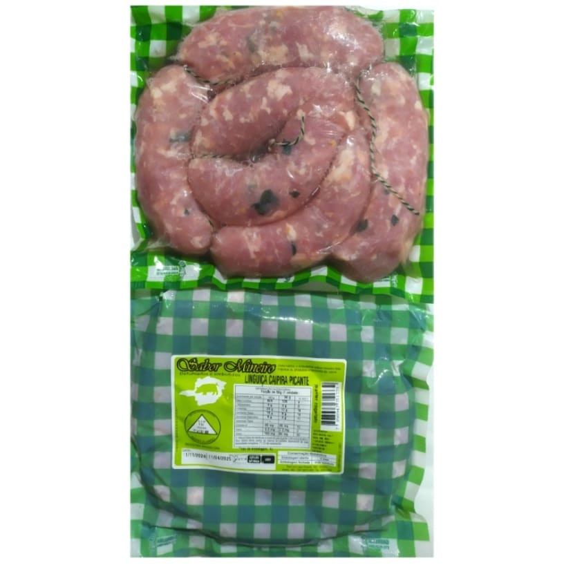 LINGUIÇA CAIPIRA PICANTE CHURRASCO SABOR MINEIRO