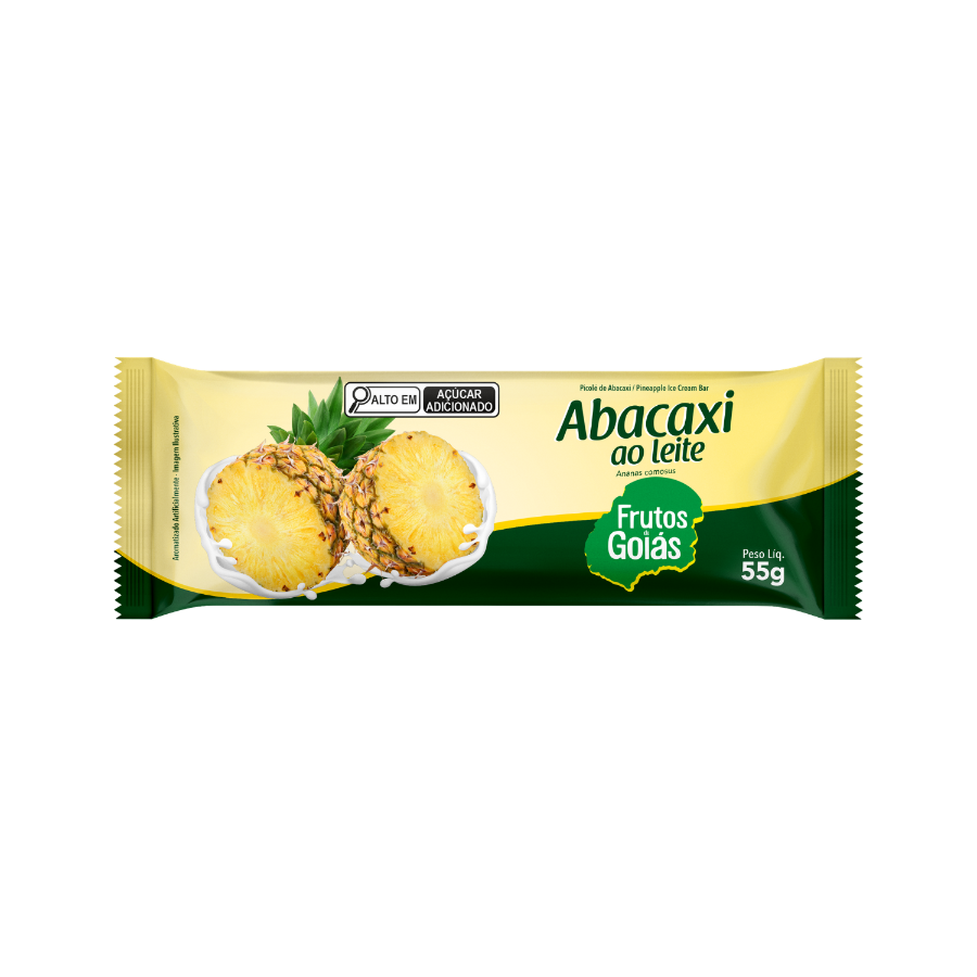 PICOLE ABACAXI AO LEITE