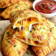 CALZONE DE BACON COM CHEDDAR