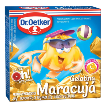GELATINA DR.OETKER MARACUJA CX20G