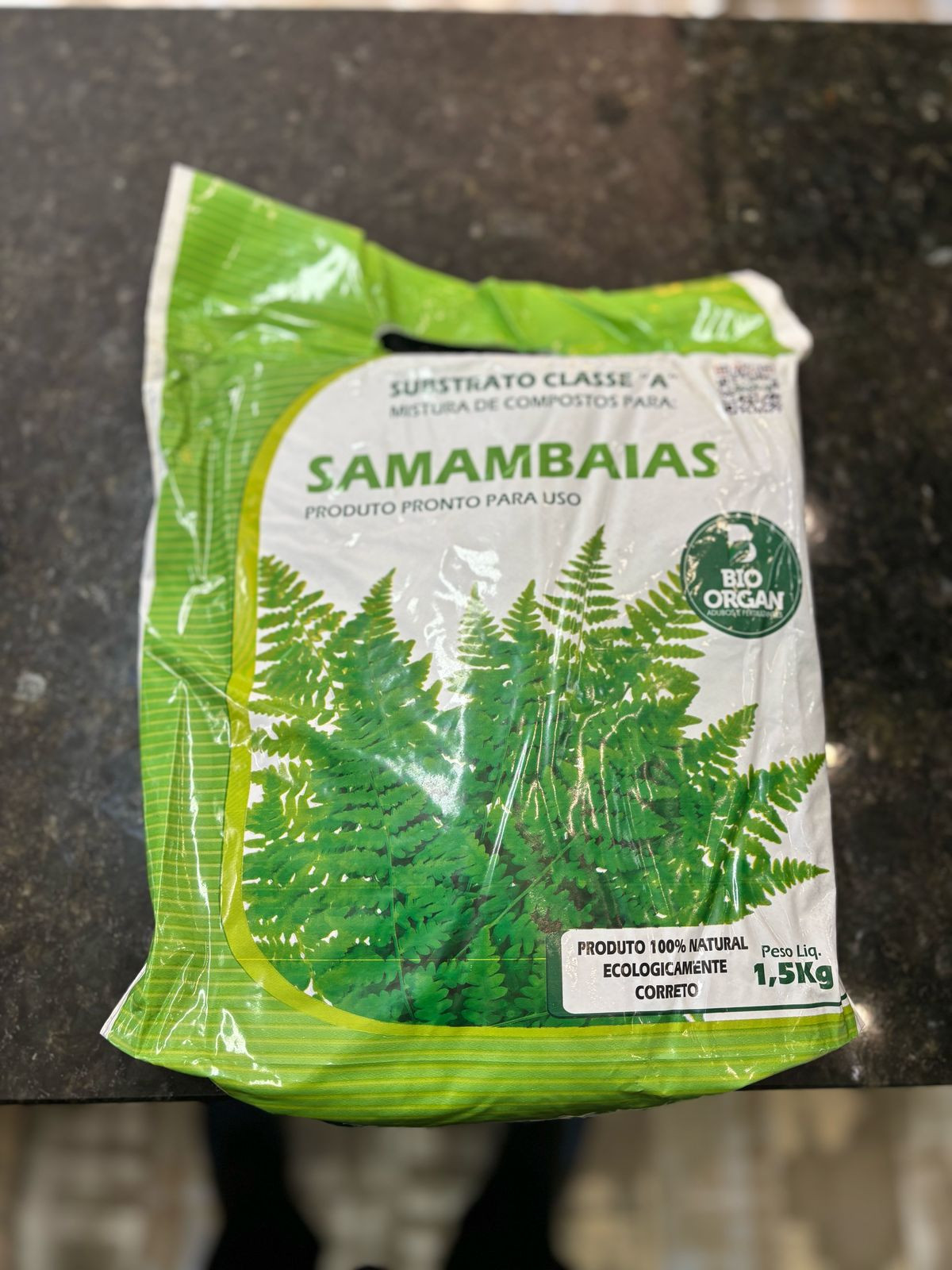 SUBSTRATO PARA SAMAMBAIAS 1,5KG