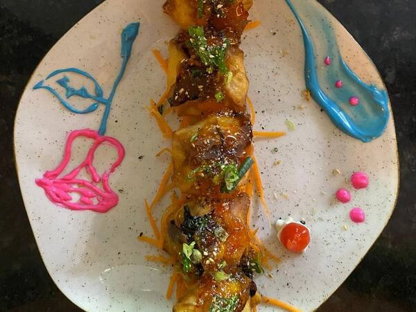 Sushi Troxinha de Salmão ( 5 unidades )