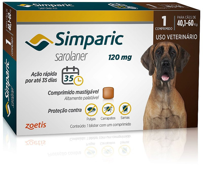 Simparic 40.1 a 60 kg - 1 Tablete 