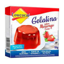 Gelatina Lowçucar Morango 10g
