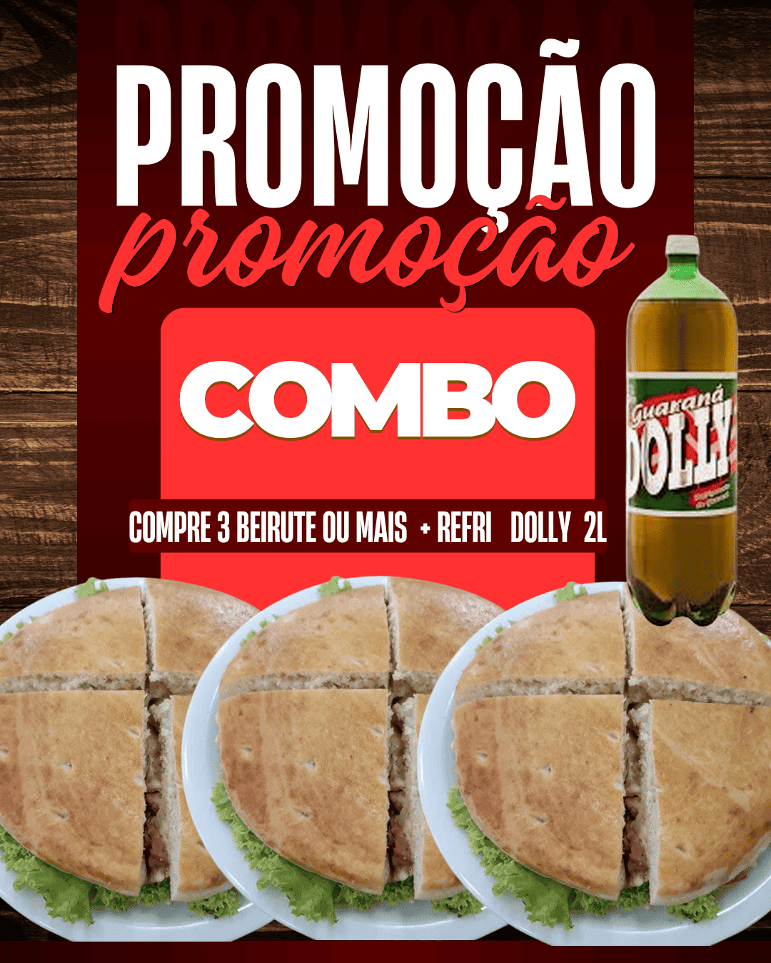 BEIRUTE PROMOCÃO 3 OU MAIS