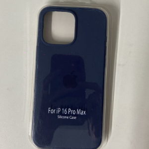 CAPA AZUL IPHONE 16 PRO MAX SILICONE CASE