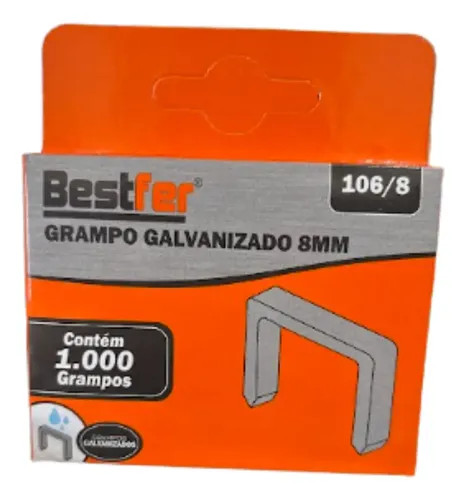 Grampo Galvanizado Bestfer 106/8