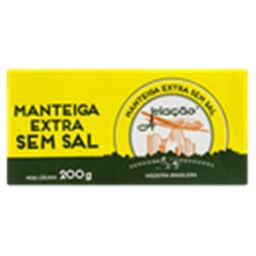 Manteiga Extra sem Sal Aviação 200g