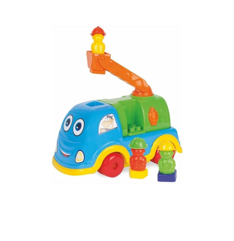 BRINQUEDO CAMINHAO BRINCAR E CRESCER BOMBEIRO