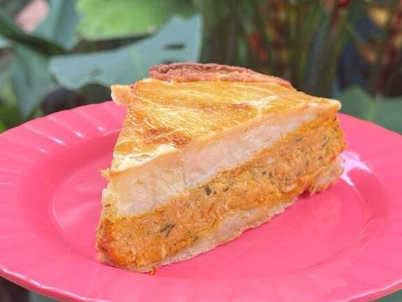 Torta frango com requeijão cremoso